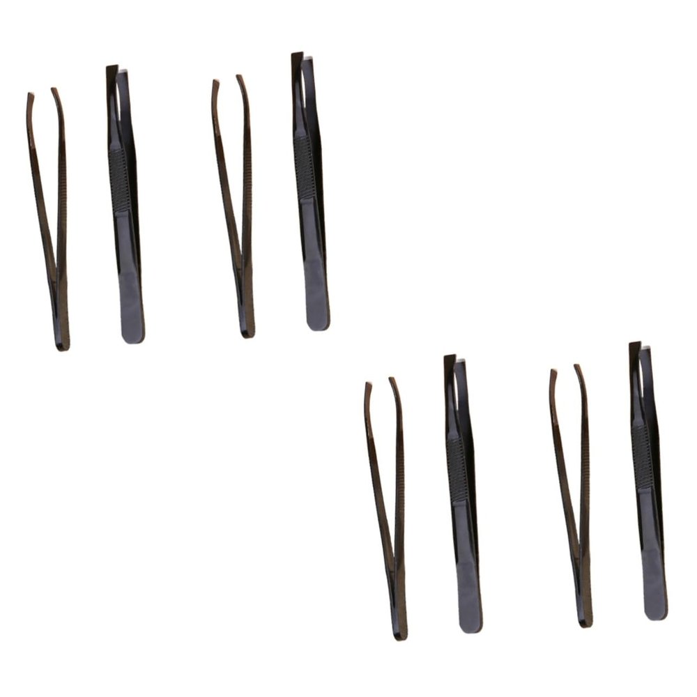 GALPADA 8pcs Stainless Steel Eyebrow Shaping Tools Eyebrow Clamp and Trimmer Kit Easy to Carry and Clean for Makeup Enthusiasts