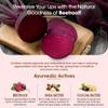 0.17oz Beetroot Lip Balm For Men & Women With Shea Butter & Cocoa Butter For Dry Lips, Sulphate & Paraben Free - 5gm view 3