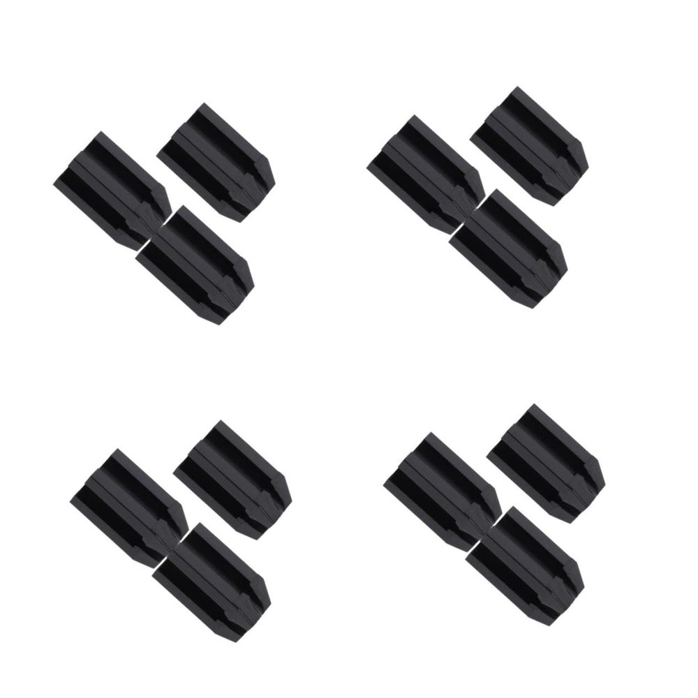 PartyKindom 4sets 3pcs Eyebrow Pencil Sharpener Professional Brow Eyeliner Pencil Sharpening Tools Black Designed for Precise Sharpening Without Chipping Missing Chunks 3pcs*4