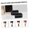PartyKindom 4sets 3pcs Eyebrow Pencil Sharpener Professional Brow Eyeliner Pencil Sharpening Tools Black Designed for Precise Sharpening Without Chipping Missing Chunks 3pcs*4 view 3