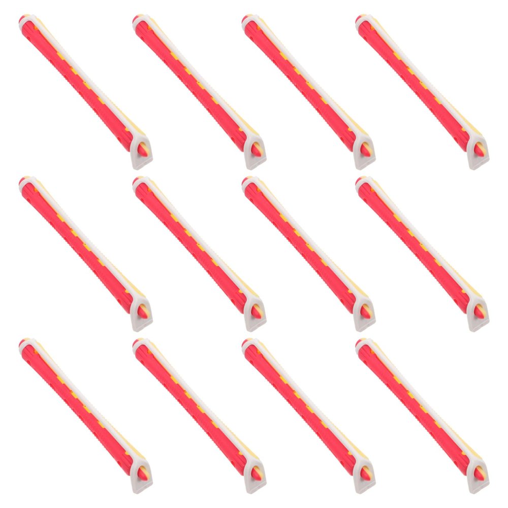 ELAYARD 12pcs Hair Curling Perm Rods for Long Hair Styling Tools Safe Light Material Jumbo Rollers for