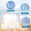 5pcs Travel Bottles For Toiletries 100ml, Refillable Travel Containers For Liquid Lotion Shampoo And Conditioner, Small Holiday Squeeze Toiletry Bottles With Storage Bag (Transparent) view 3
