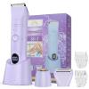 Bikini Trimmer for Women, 3 in 1 Electric Razors for Women, Waterproof Pubic Hair Trimmer and Facial Hair Remover, Rechargeable Electric Shaver for Underarm Leg Arm Body with LED Display view 1