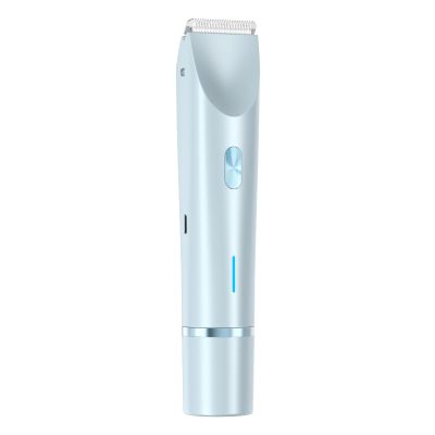 Gqudyi 2025 New 2-in-1 Women's Body Shaver,Rechargeable Electric Shaver for Women,Double Head Dual Purpose Hair Trimmer,Dual Head Design,Dual Power,for Women's Facial,Chin,and Legs(Color:Blue)