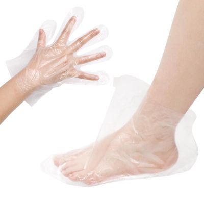 YUYUDEHM 200 PCS Disposable Paraffin Wax Liners for Feet and Hand, Plastic Hand and Foot Bags Hot Wax Therapy