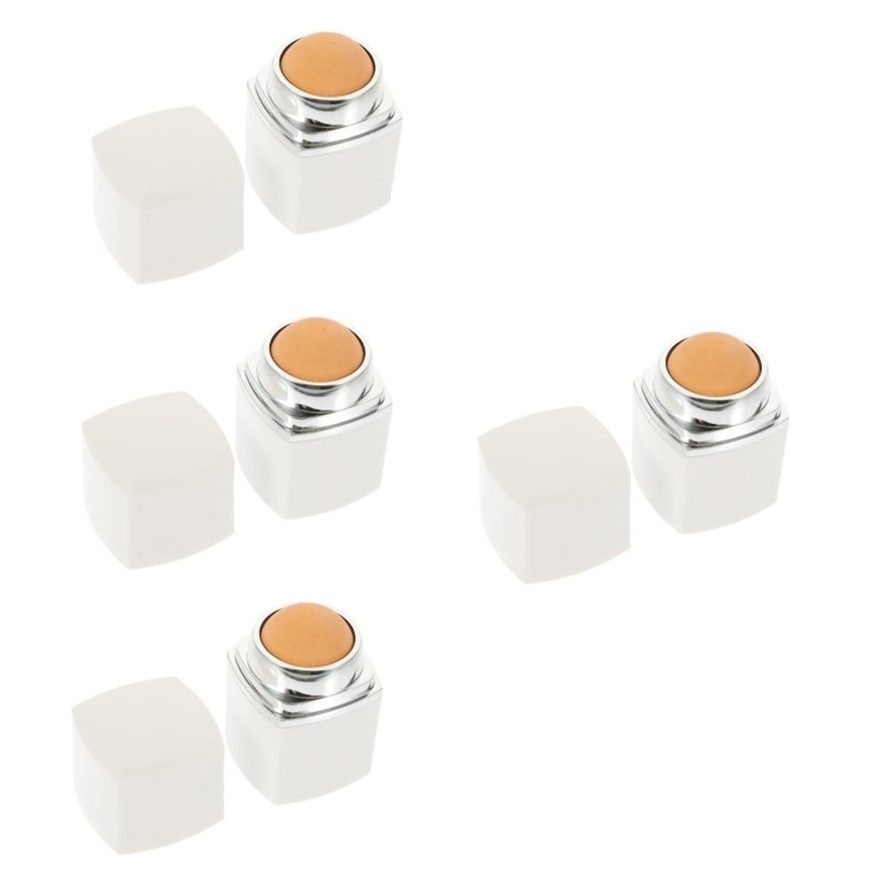 Beaupretty 4pcs Oil-Absorbing Volcanic Stone Facial Roller Reusable Skin Care Tool for Oily Portable and Convenient Design