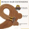 Nano Bead Hair Extensions Nano Ring Hair Extensions Real Human Hair Remy Quality Nano Tip Human Hair Extension view 3