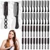 48 Pcs Hair Grooming Set, 24 Detangling Brushes & Combs, Individually Wrapped For Curly & Thick Hair view 1
