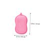 VICASKY 4Pcs Bath Sponge Peanut Shape Shower Exfoliating Body Scrubbers for Gentle Skin Cleansing Soft and Durable for view 2
