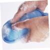 VICASKY 4Pcs Bath Sponge Peanut Shape Shower Exfoliating Body Scrubbers for Gentle Skin Cleansing Soft and Durable for view 4