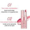 2 Color Eyeshadow Stick Set, Portable 2 Tone Eyeshadow Gradient Stick Glitter Gradient Waterproof Eye shadow Pen for Eye Make Up Tool (4 PCS)(PINK) view 3