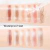 2 Color Eyeshadow Stick Set, Portable 2 Tone Eyeshadow Gradient Stick Glitter Gradient Waterproof Eye shadow Pen for Eye Make Up Tool (4 PCS)(PINK) view 4