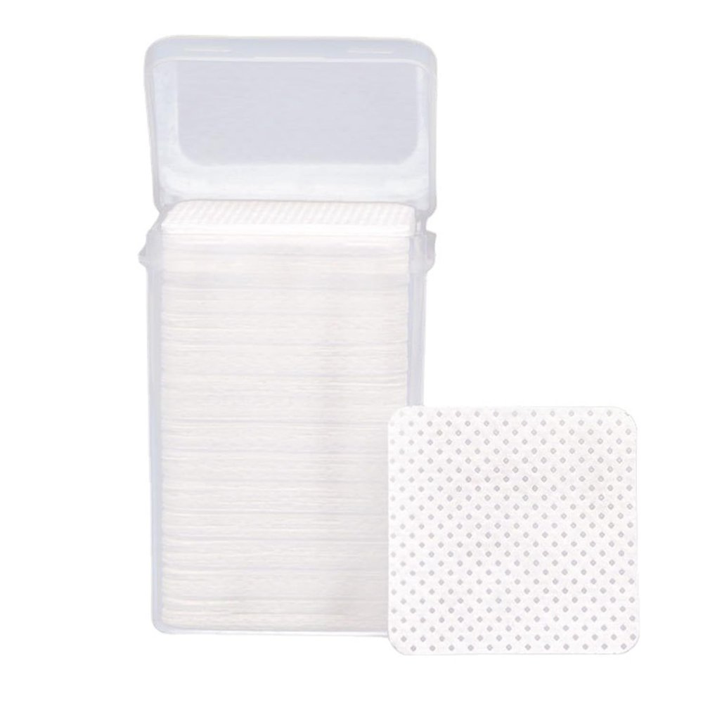 Holigie 200pcs Lint Nail Wipes, Efficient Cleaning Eyelash Extension Glue Wipes For Eyelash Extensions Nails Lash Glue (White)