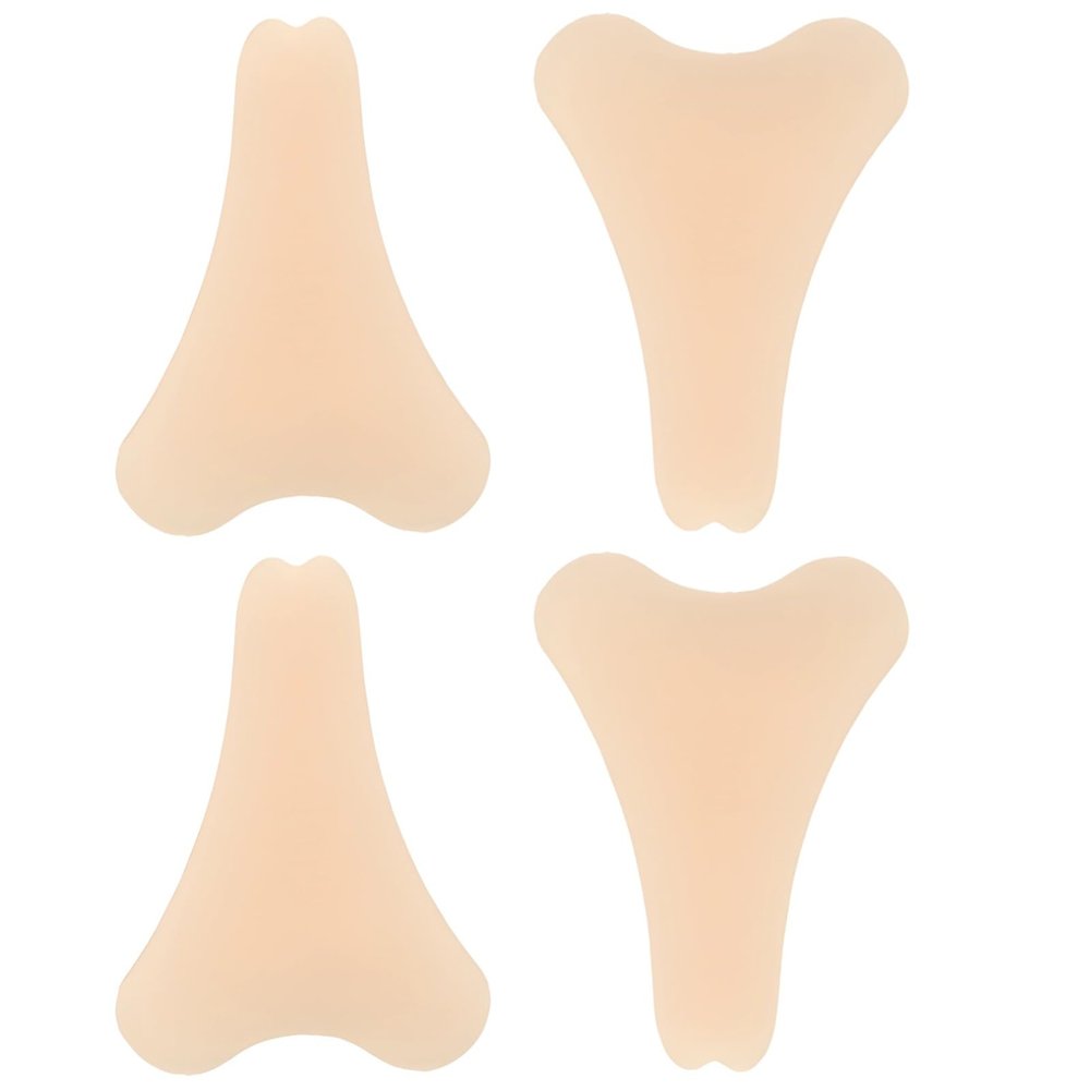 Bosreroy 4 Silicone Camel Toe Concealers, Reusable and Comfortable, Invisible Underwear Protector