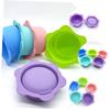 OATIPHO Silicone Wax Melting Bowl Set 2pcs Foldable Face Mask Mixing Bowl for Removal Tool Compatible Wax Warmers view 4