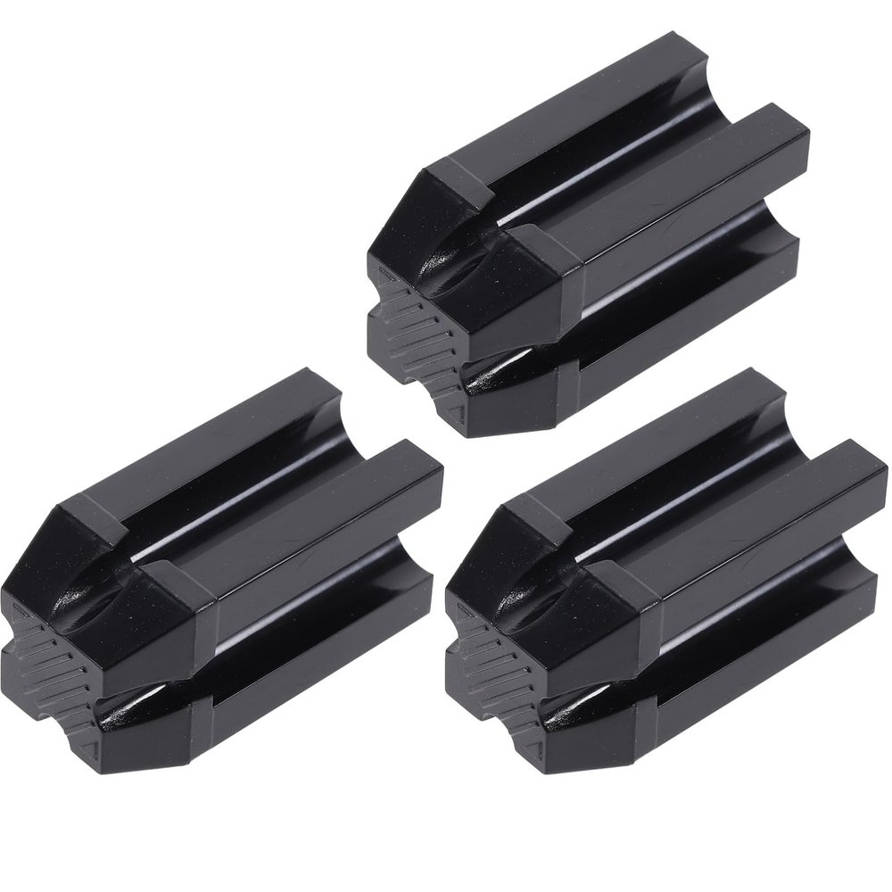 PartyKindom 1set Eyebrow Liner Sharpener Black Dual Makeup Pencil Sharpener with Style Options Compact and Lightweight for Easy Use for Brow Lip and Eyeliner Makeup Tools 3pcs