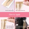 GOO GOO Tape in Hair Extension Remover 30ml with 72 Double Sided Tape Tabs 0.8x4cm, Tape Adhesive Remover Kit for Safe Hair Extension Removal and Reuse view 4