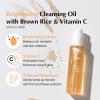 MIDHA Brightening Cleansing Oil with brown rice & vitamin C,5.07fl.oz/150ml,Radiant Skin, Deep Moisturising, Gentle Daily Cleanser, Face Wash for Sensitive Skin, Nourishing Care, Plant-Based view 3