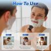 DEBETOOL Shaving Brush Set for Men  Pure Badger Hair Shaving Brush and Bowl, Exfoliating Shaving Cream Brush Gifts for Fathers Day view 3