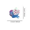 Tiny Butterfly Hair Clips,Novelty Acetate Hair Clip,Small Claw Clips for Women,Pack of 2 view 2