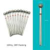 Nail Drill Bits Diamond Cutters 10Pcs(C0210D-M(D)) view 4