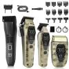 Beatslm Beard Trimmer for Men, 20 Length Adjustable Blade Wheel Trimmer, Cordless Barber Clippers and Trimmers Set3 in 1 Men's Wet/Dry Groomer with Travel Lock, LED Display view 1
