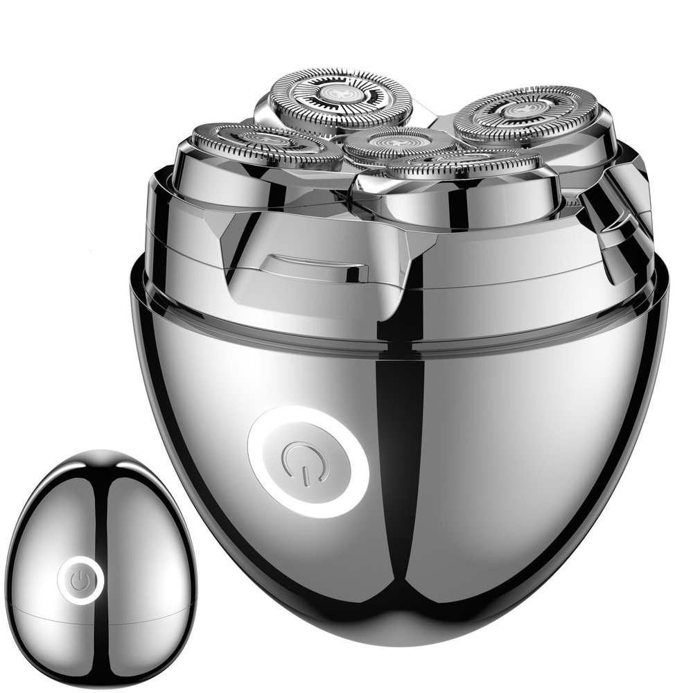 Bald Buddy Head Shaver:Baldy pro/Wet/Dry Bald Head Shaver for Men,Palm/Portable Electric Razor,Precision Magnetic Automatic Adjustment Blades,Easy Clean BladeHard Shell Travel Carrying.