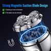 Bald Buddy Head Shaver:Baldy pro/Wet/Dry Bald Head Shaver for Men,Palm/Portable Electric Razor,Precision Magnetic Automatic Adjustment Blades,Easy Clean BladeHard Shell Travel Carrying. view 4