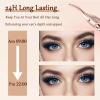 2 in 1 Heated Eyelash Curlers and Eyebrow Trimmer for Women, Electric Eyelash Curler with 2 Temperature Modes Anti-Burn USB Rechargeable Heated Eyelash Curler, Ideal Gift for Women (Black EA) view 4