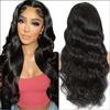 13x4 Lace Front Wigs Body Wave Brazilian Hair with Pre-Plucked with Baby Hair Glueless Lace Frontal Human Hair Wig Natural Color for Black Women (130% Density, 14inch) view 1