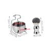 FONDOTIN 1set Beard Accessories Shaving Bowl Brush for Men Preparation Stand Comfortable Shaving Grooming Kit for Daily Use view 2