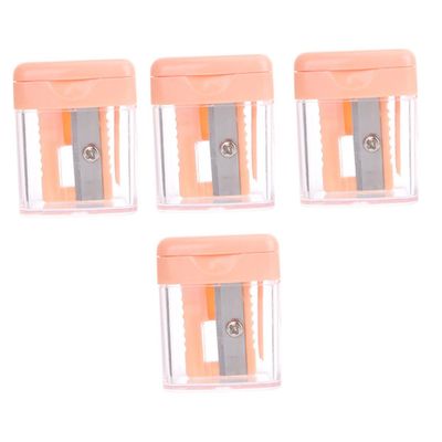 GALPADA 4pcs Brow Pencil Sharpener Makeup Tool for Eyebrow Pencil Eyeliner Sharpener Single Hole Women Cosmetic Tool