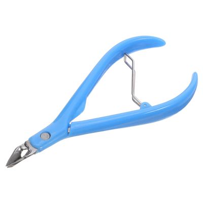 Baluue Professional Cuticle Nipper Clipper with Plastic Handle Precise Dead Skin Trimmer for Manicure Pedicure Nail Art Tool