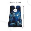 UTRSIFB Suction Cup Beard Apron White Tiger Universe Galaxy Art, Non-Stick Hair Catcher, Waterproof, Ideal for Men's Shaving & Grooming view 3
