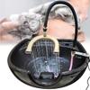 hocvseo Water Circulation Rack, Head Spa Water Circulation Waterfall, 360 Adjustable, with Water Pump, Head Spa Water Outlet, for Head Treatment, Beauty Salon