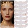 24pcs Glitter Freckles Makeup Patches-Gold-Face Speckle, Sparkle Speckles Patches for Women, Cute Golden Fake Freckles, Glitter Freckle Face Tattoo, Accessories for Musical Festival view 1