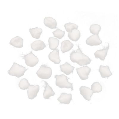 Baluue 300pcs Nail Glue Remover Cotton Balls Soft and Absorbent for Manicure and Nail Art