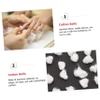 Baluue 300pcs Nail Glue Remover Cotton Balls Soft and Absorbent for Manicure and Nail Art view 3