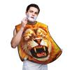 UTRSIFB Beard Cape Apron Lion Angry Fire, Hair Catcher for Men's Shaving & Grooming, Waterproof, Great for Trimming Sessions view 1