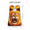 UTRSIFB Beard Cape Apron Lion Angry Fire, Hair Catcher for Men's Shaving & Grooming, Waterproof, Great for Trimming Sessions view 3