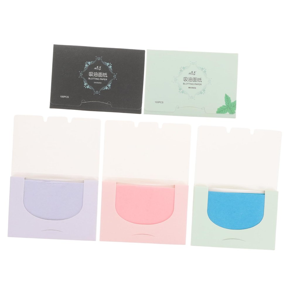 500 Piece Facial Oil Blotting Paper Controls Shine, Portable