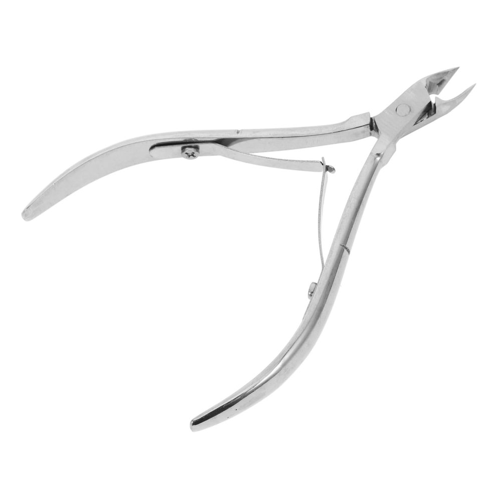 Baluue Stainless Steel Nail Nipper for Cuticles Ergonomic Design Portable Manicure Tool Long Jaw Clippers for Fingernails and Toenails Durable and Resistant for Home Salon Use