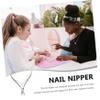 Baluue Stainless Steel Nail Nipper for Cuticles Ergonomic Design Portable Manicure Tool Long Jaw Clippers for Fingernails and Toenails Durable and Resistant for Home Salon Use view 4