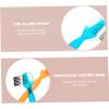 CALLARON 6pcs Eyebrow Shaving Kit Women Facial Tools Brow Razor Shaver Brush Comb Eyebrow Shaper Hair Removal view 2