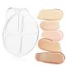 CALLARON 2sets Makeup Mixing Palette Spatula Tool Foundation Palette Portable Makeup Spatula view 2