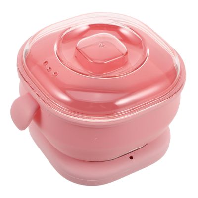 Healvian Electric Wax Heater Foldable Silicone Pot Efficient Hair Removal Wax Warmer for Home and Salon Use Easy to Clean Nonstick Design Us