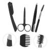 WOFASHPURET 2sets Eyebrow Grooming Kit Scissors Tweezers and Brush Eyebrow Trimming Tools for Precise Shaping and Styling view 2
