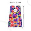 UTRSIFB Beard Shaving Apron, Non-Stick Hair Catcher, Waterproof, Essential for Grooming & Trimming, Fruits Exotic Ornament Art view 3