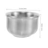 FOMIYES Men Shaving Bowl Stainless Steel Shaving Soap Bowl Razor Cleaning for Beard Lathering Facial Cleansing Foam view 2