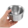 FOMIYES Men Shaving Bowl Stainless Steel Shaving Soap Bowl Razor Cleaning for Beard Lathering Facial Cleansing Foam view 3